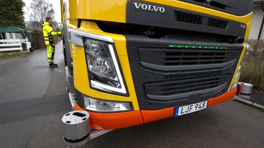 An inspection of a Volvo Truck
